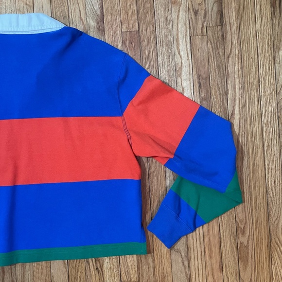 POLO RALPH LAUREN - Cropped Rugby Shirt - Picture 10 of 11